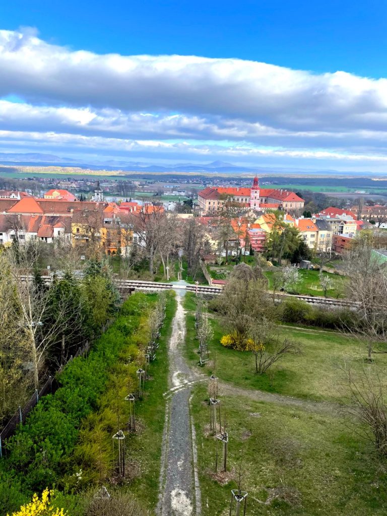 výhled na Roudnický zámek